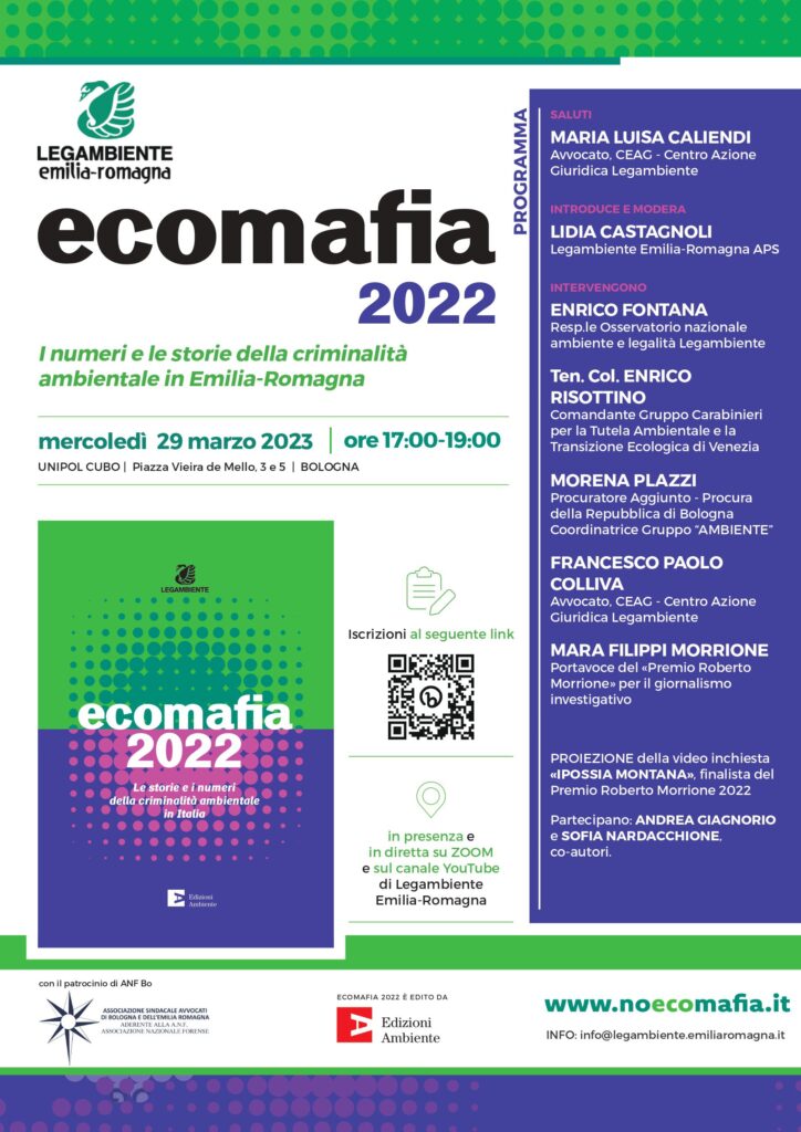 programma ecomafia 2022